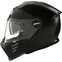 Simpson Darksome Solid, opklapbare helm ,zwart ,M