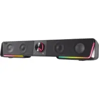 Speedlink Gravity RGB Soundbar Zwart Bluetooth, Luidsprekerverlichting