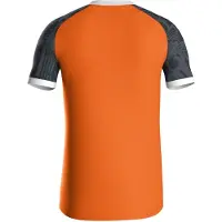 Jako Iconic Shirt Korte Mouw Heren - Fluo Oranje / Zwart | Maat: 3XL