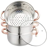 Klausberg 7729 - stoompan - 4 delig - 20 cm - rvs - alle warmtebronnen