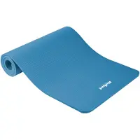 Rebel Active Gymnastiekmat voor Yoga, Pilates, Fitness 183 x 61cm - 1,5cm extra dik - blauw