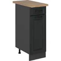 Vicco Keukenonderkast R-Line Antraciet landhuis 30 cm , WB Eik, Model 53983