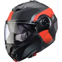 Caberg Duke Evo Indy Mat Grijs Rood Systeemhelm Maat XS