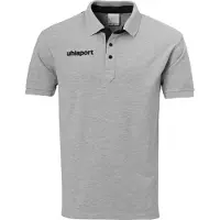 Uhlsport Essential Prime, kortärmig poloshirt, grijs, maat S, voor heren, kleur grijs, maat S