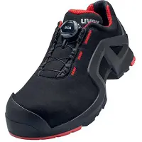 Uvex 6567 6567244 Lage veiligheidsschoenen S3 Schoenmaat (EU): 44 Zwart/rood 1 paar