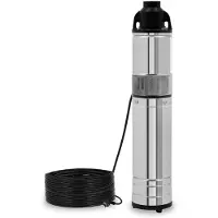 Eberth 4" RVS Diepwelpomp - 550W Dompelpomp - 1 1/4" Aansluiting - 15m Kabel - Max. 15m Werkdiepte