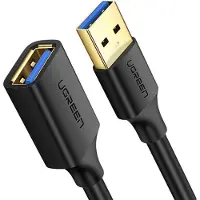 UGREEN - USB verlengkabel - USB naar USB 3.0 - 1,5 Meter - Zwart