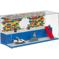 LEGO Vitrine Iconic Minifigure Blauw