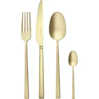 Sambonet Bestekset Rock Antique PVD Champagne (24-Delig)
