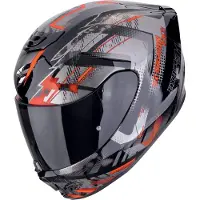 Scorpion EXO-391 Clutter Zwart Grijs Rood Integraalhelm Maat S