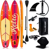 Thunder RETRO SUP Board - Opblaasbaar - 320 cm - Complete Set