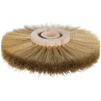 Ks Tools Brozeplus ronde borstel, tin-brons draad, gegolfd, Ø 150 mm 963.9596 9639596 1 stuk(s)