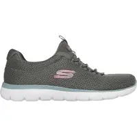 SKECHERS Slip-on 'SUMMITS-SUMMER BLUSH' groen / lichtroze