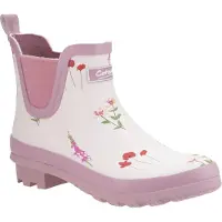 Cotswold Dames Wilde Bloemen Wellingtonlaarzen (Roze)