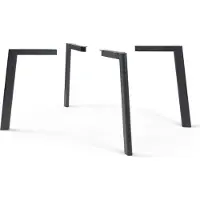 En.casa Tafelpoten Hostang 4-delig set 50x8x71 cm zwart []