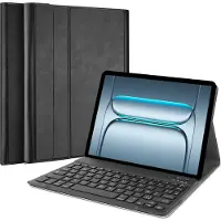 Cazy tablet Hoes met Toetsenbord geschikt voor OnePlus Pad Lite - AZERTY Bluetooth Keyboard Case - Zwart