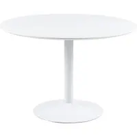 Fonq basic Anderson Eettafel - Ø 110 cm - Wit