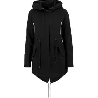 Urban Classics Tussenparka zwart