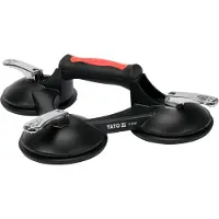 YATO Transportmiddel - - YT-37237 - Drievoudige ergonomische handgreep - Rubber zuignappen - Capaciteit 190 kg