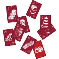 Uno - Ruby Red Card Game - 80th Anniversary - For the whole family - UNO - JGK30