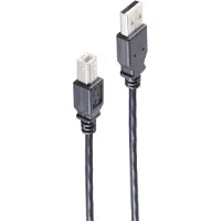 Shiverpeaks BS13-23015 USB-kabel USB 2.0 0,5 m USB A USB B 0,48 Gbit/s Zwart