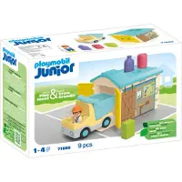 Playmobil Junior Werkman met sorteer-garage - 71686