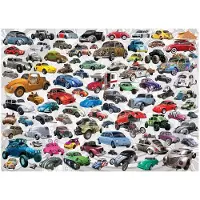 Eurographics Puzzle - Volkswagen Beetle Collage - 1000 stukjes
