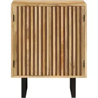 vidaXL Dressoir met 2 deuren 55x35x70 cm massief mangohout