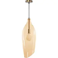 Toolight Moderne hanglamp - minimalistisch design - E27 fitting - zwart - 19.5 x 55 cm