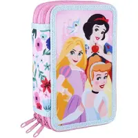 Disney Prinsessen etui voor school, een complete set van 44 onderdelen voor kleine prinsessen