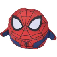 Simba Disney - Spiderman & Miles Omkeerbaar 8cm - Blauw/Rood - Pluche - Knuffel