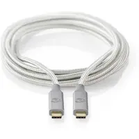 Nedis USB-Kabel | USB-C Male naar USB-C Male | 2 m | 1 stuks - CCTB64020AL20 CCTB64020AL20