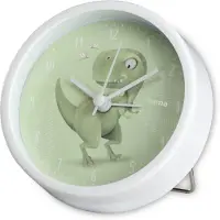 Hama Kinderwekker - - Gelukkige Dino - Stil - Groen - 1 AA-batterij