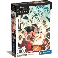 Clementoni - Puzzel - 1000 stukjes - Disney Mickey Mouse - Tekenaar - met poster - vanaf 14 jaar