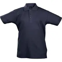 Sols Kinder Unisex Zomer II Pique Polo Shirt (Marine)