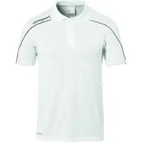 Uhlsport Stream 22 Short Sleeve Polo Wit 11-12 Years Jongen
