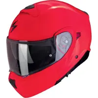 Scorpion Exo-930 Evo Solid Fluo Rood Systeemhelm Maat 2XL