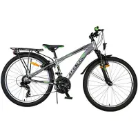 Volare Cross Kinderfiets - Jongens - 24 inch - Grijs - 21 versnellingen - Twee handremmen