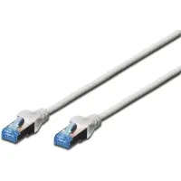 Digitus RJ45 Netwerkkabel, patchkabel CAT 5e SF/UTP 5.00 m Grijs UL gecertificeerd 1 stuk(s)