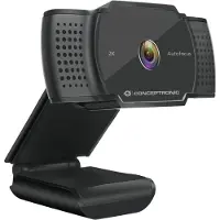 Conceptronic Webcam AMDIS 2K Super HD, USB-A, 2592 x 1944