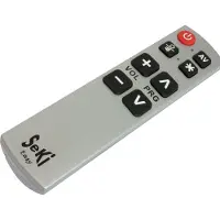 Seki Universele afstandsbediening easy Grijs Makkelijke afstandsbediening zelf leerbaar