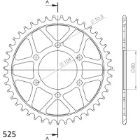 Supersprox Tandwiel RFE-1489:43-BLK