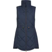 Mountain Warehouse Dames/Dames Rye Gewatteerd Lang Gilet (Marine)