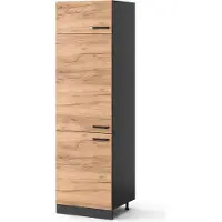Vicco R-Line Koelkast ombouwkast – 60 cm Krachtige eik goud