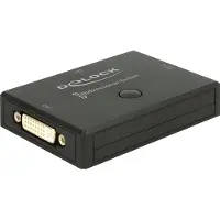 DeLOCK bi-directionele DVI schakelaar 2 naar 1 (4K 30Hz)