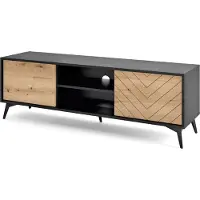 Selsey Salontafel Renée | spaanplaat naturel 154x50x39 cm tv-meubels | NADUVI