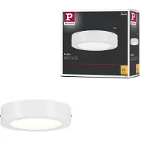 Paulmann Lunar - LED-paneel 11W 760lm 3000K - Rond 170 mm - Wit