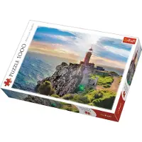Trefl puzzel van 1000 stukjes De vuurtoren van Melagavi, Griekenland, veelkleurig