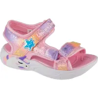 SKECHERS Sandalen m. Licht - Unicorn Träume - Light Pink Multi - - 31 - Blinkschuhe
