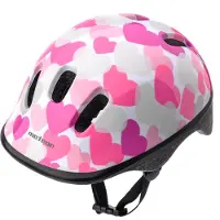 Meteor - Fietshelm - KS06 S 48-52 cm - Roze harten